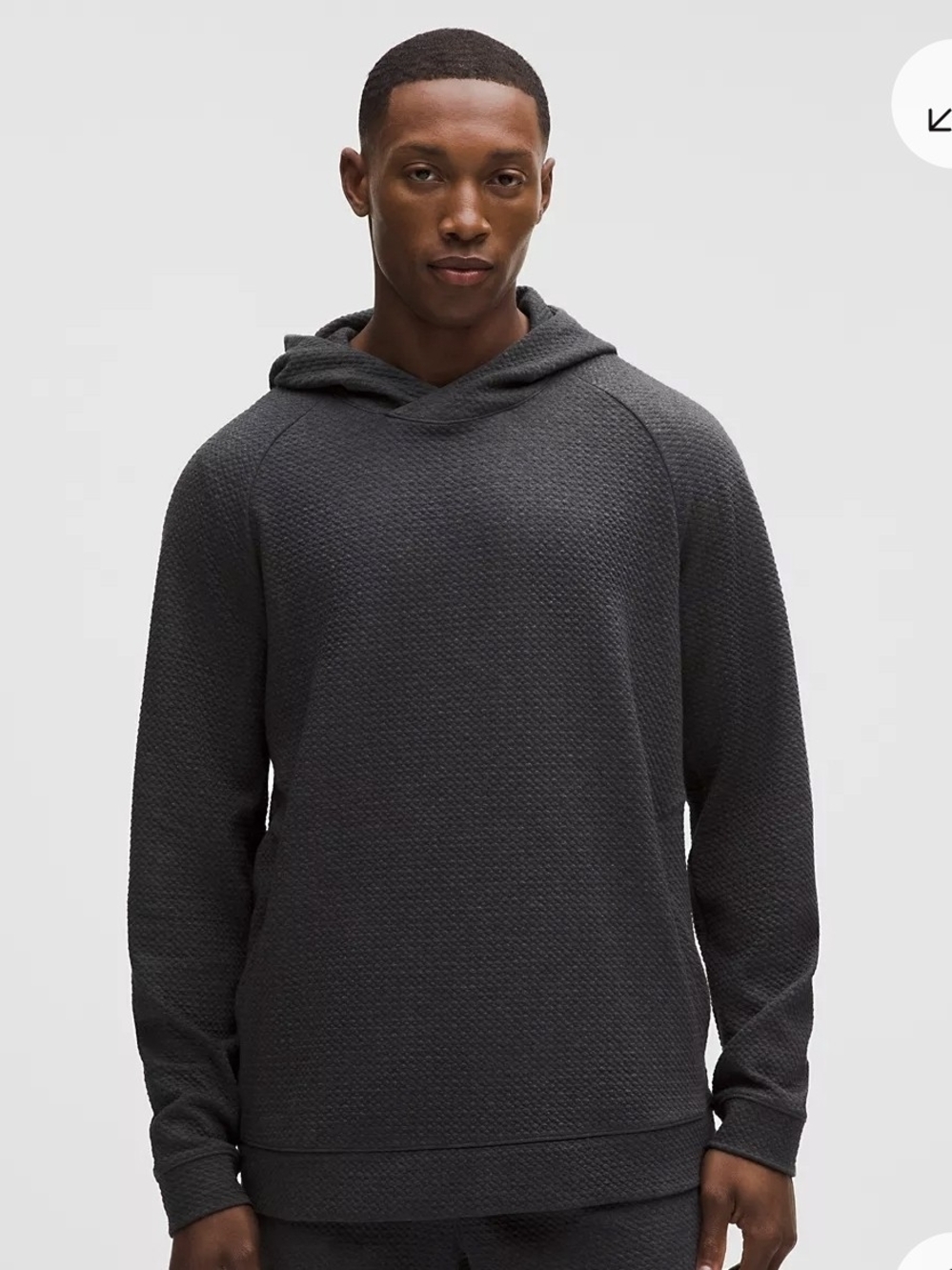 lululemon athletica Men's Dark Charcoal Ease The Day Hoodie **Read Description**
